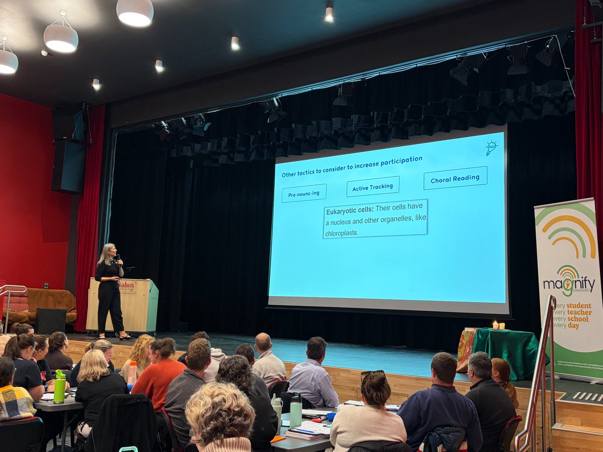 TeachWellAus's tweet photo. Today, Sue Knight and Sasha Laurance are thrilled to be in Wangaratta for Teaching for Impact - a professional learning workshop delivered in partnership with Catholic Education Sandhurst Limited (CESL) and Ochre Education at Galen Catholic College. https://t.co/cU7v7gAQFG
