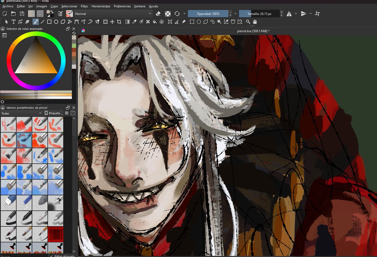 pierrot #thefreakcircus #thefreakcircuspierrot #atedigital #digitalart
