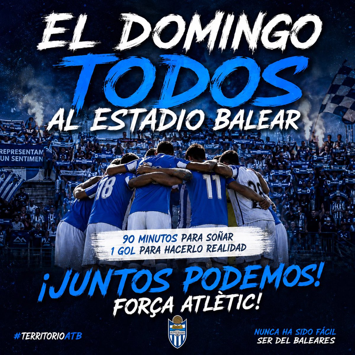 TerritorioATB's tweet photo. Ayer hablamos con Luis Blanco, mister del @atleticbalears⚪️🔵⚪️ del partido de ida y de lo que esperamos el próximo domingo en el Estadio Balear. REMONTAREMOS!!!
Socios que viajaron nos contaron el mal comportamiento de parte de la afición del @RealJaenCF 
https://t.co/YC5UjJdIRQ https://t.co/ozjPNk9OvN