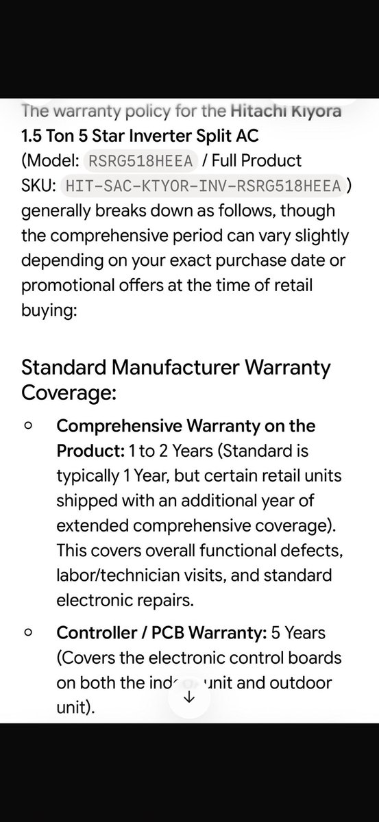 iamitsood's tweet photo. @ajeetbharti @rodemics And then there is @Hitachi @Hitachi_Digital First they refused that PCB of an Hitachi AC Indoor unit was covered under 5 years warranty. But on insistence and On providing proofs/screenshots They agreed. But now they say that the customer has to bear transportation &amp; service cost https://t.co/REu0HCZ6b4