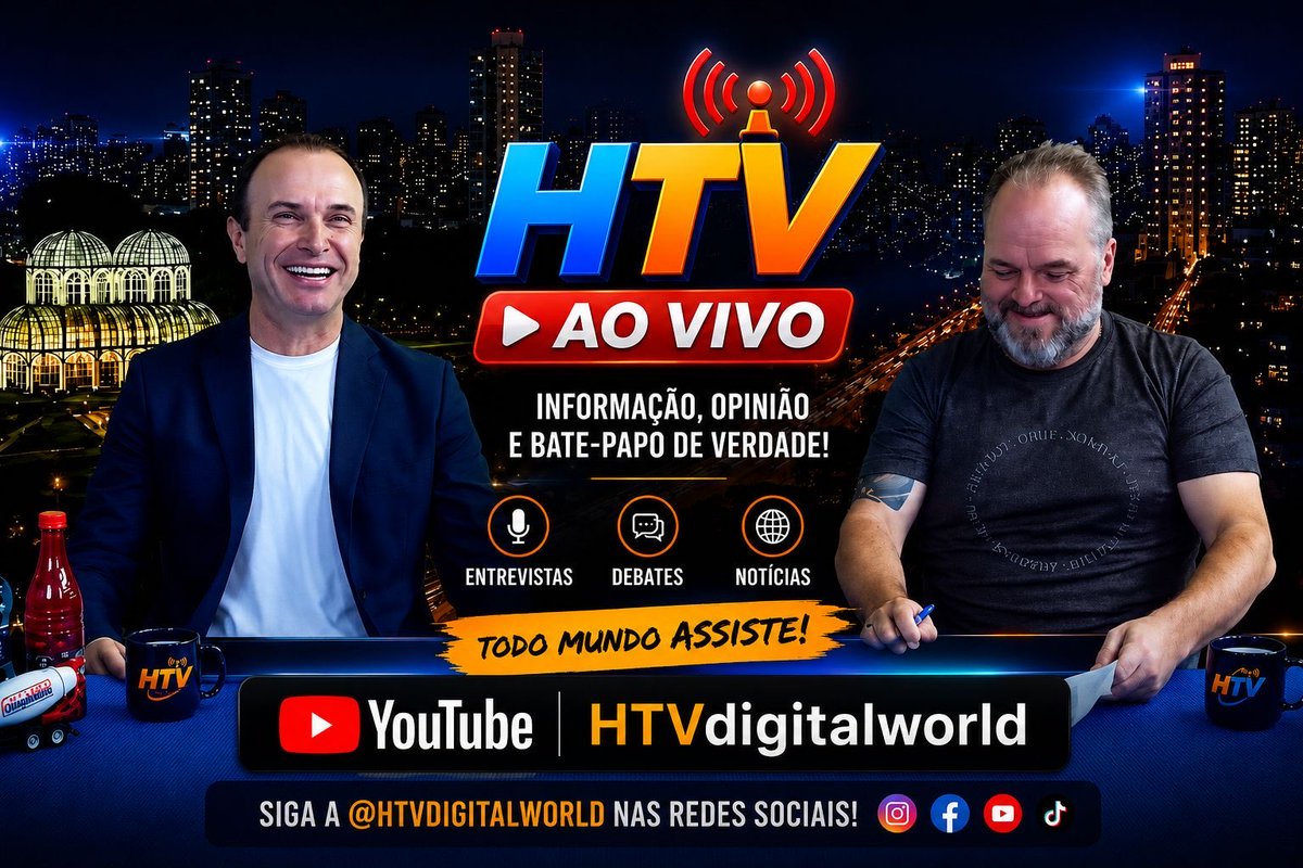 HTVDigital's tweet photo. HTV AO VIVO toda Segunda às 19 horas com @robertohinca @robertohincaTV  e equipe, vale a pena assistir !!! https://t.co/PsgHgfURH5