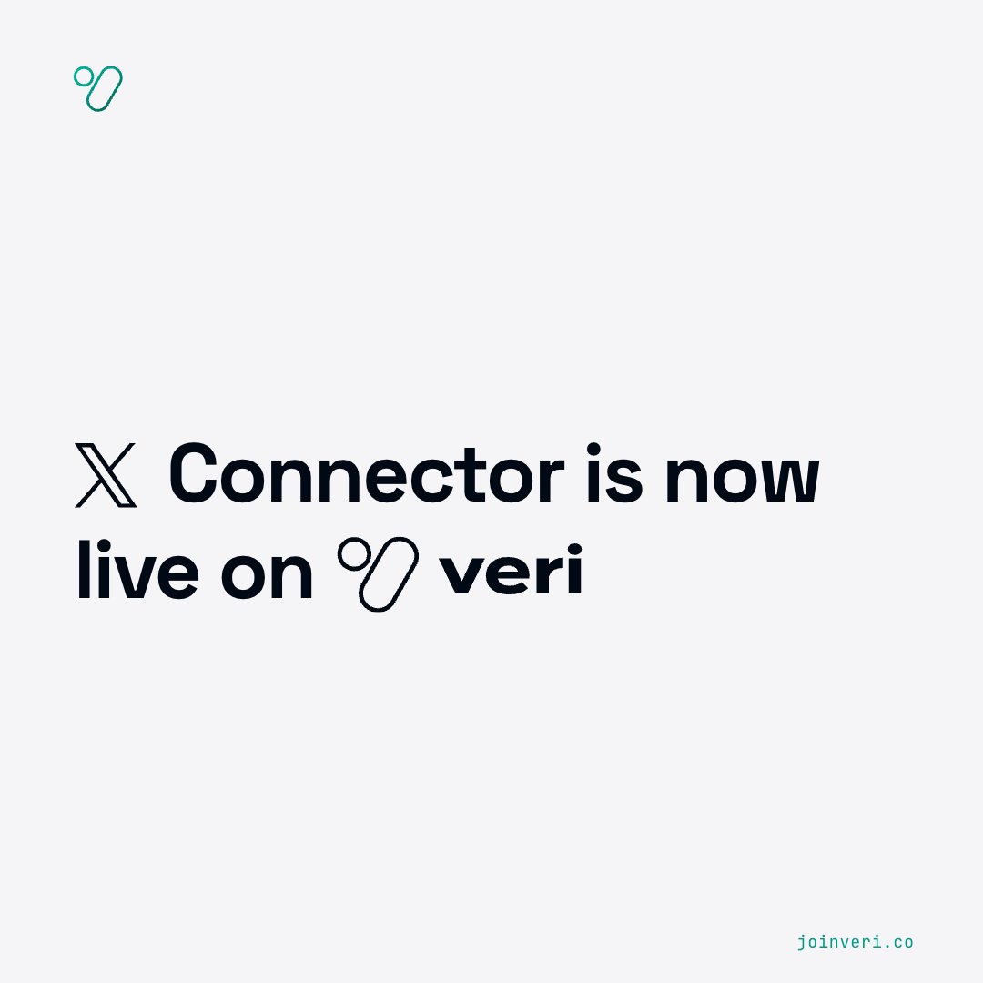 join_veri's tweet photo. Connect your @X profile now live on Veri Creator OS.  One OAuth and your X profile trains your model to help optimize and scale your channel based on your own data, not someone else's. https://t.co/W3JjTf9aOJ