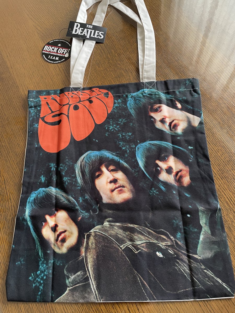 70RockV's tweet photo. ビートルズ来日60周年記念グッズ、3つ買いました😊 https://t.co/Fv52vIV5Dd