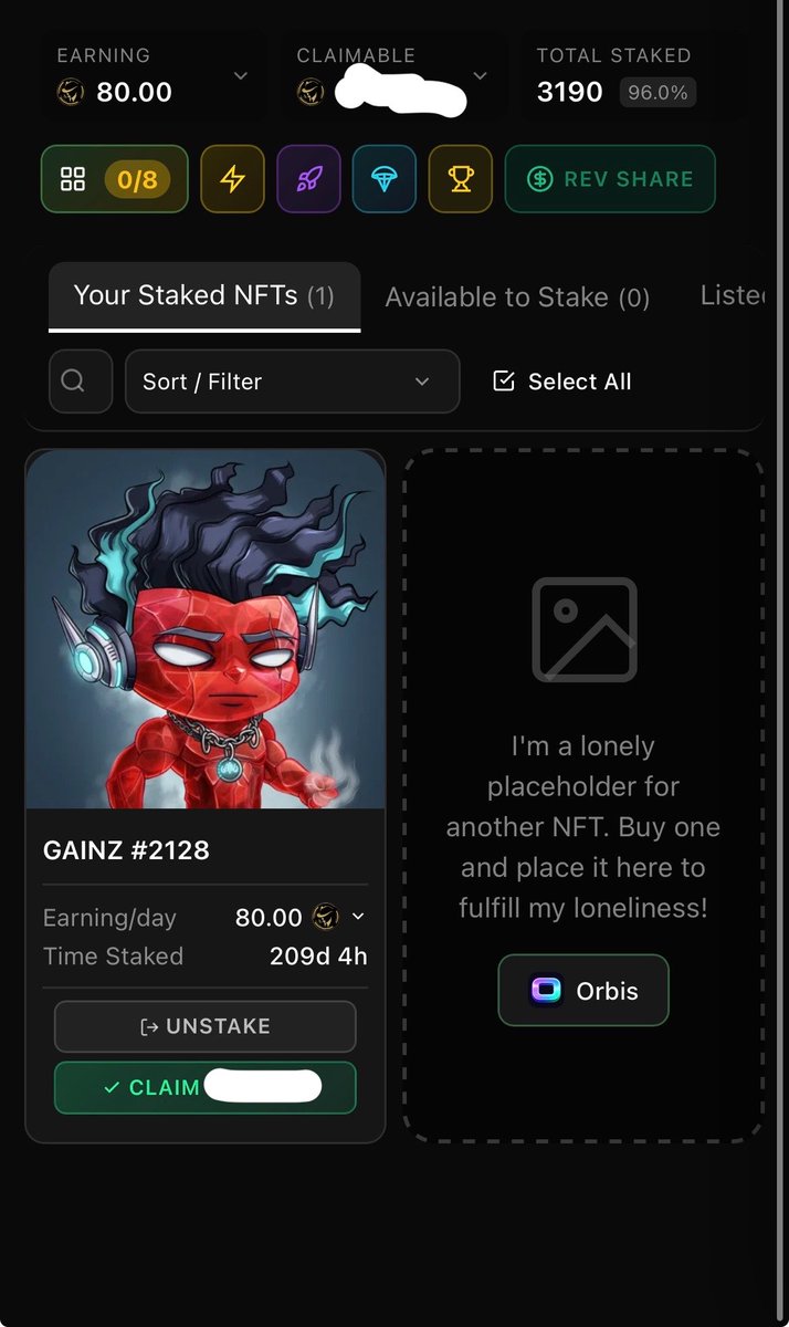 Noba_Sol's tweet photo. Good Morning CT✨

Starting the day with a staking check using the best staking solution from @GotmLabz 🔥

Keeping tabs on my staked NFTs from some solid projects:

@GAINZNFTs   @Owltopia_sol @BoredApeSolClub 
 @uglyapesquad 

Ngl, if you're a founder and still not using GotmLabz solutions… you might be sleeping on free alpha.

Holders want reasons to stay. Staking keeps communities active while rewarding believers.

Founders, drop your project below or tag a founder that needs to see this 👇🔥
