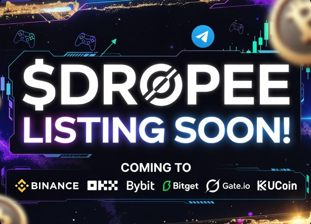 durev19's tweet photo. $DROPEE TGE is tomorrow may 27th
but no exchange has announced its listing yet?
This is normal many TG projects announce their listings last minute or even after the TGE start trading on DEX first then CEX Mexc/Gate/Bybit etc.Keep an eye on @dropee_app Info usually drops suddenly https://t.co/9prmsqxS7E