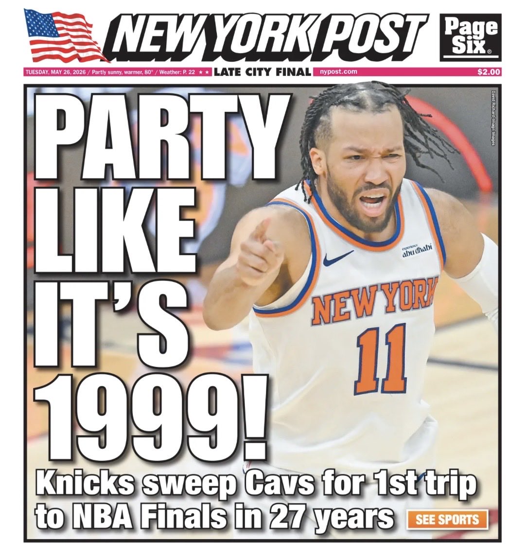 ymoodboard's tweet photo. Congrats @nyknicks 🏀🗽🏟️

📸 via: @nypost | @nypostsports https://t.co/ZhrxjtXyC4