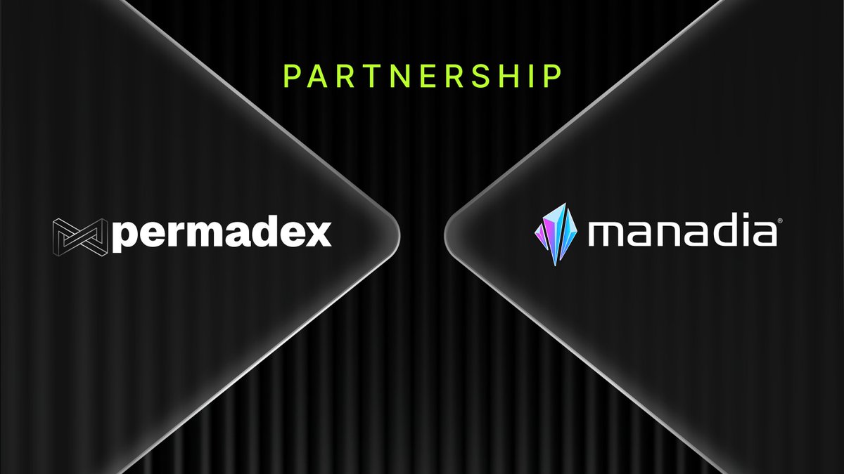 Perma_Dex's tweet photo. PermaDEX × @paywithmana 

Fragmented markets need better execution.
Modern markets need verifiable infrastructure.

#PermaDEX is partnering with #manadia to explore the future of multi-chain trading, liquidity coordination, and on-chain execution.

Execution meets verification. https://t.co/nkxdyP8dVT