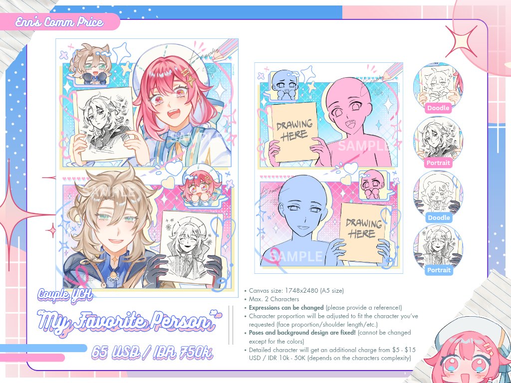 ennoki || COMMS CLOSED (Reviewing comm form) tweet media