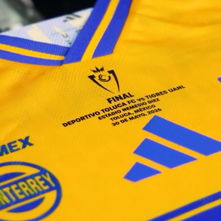 TigresJersey's tweet photo. De local para la gran final de @TheChampions ante @TolucaFC
@TigresOficial utilizará su tradicional color oro y franja azul en la final del torneo de confederación.
El club dio a conocer el detalle de partido o #matchdetail a utilizar en el partido en el Estado de México. https://t.co/nsTnBCS55r