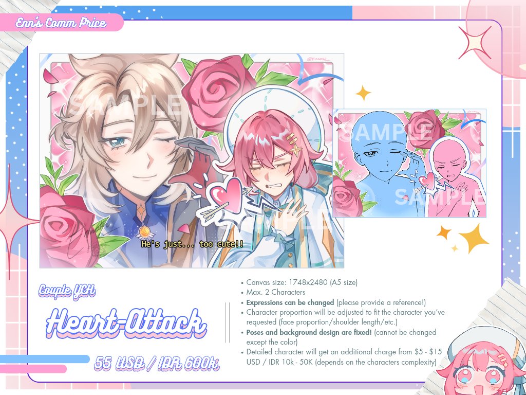 ennoki || COMMS CLOSED (Reviewing comm form) tweet media