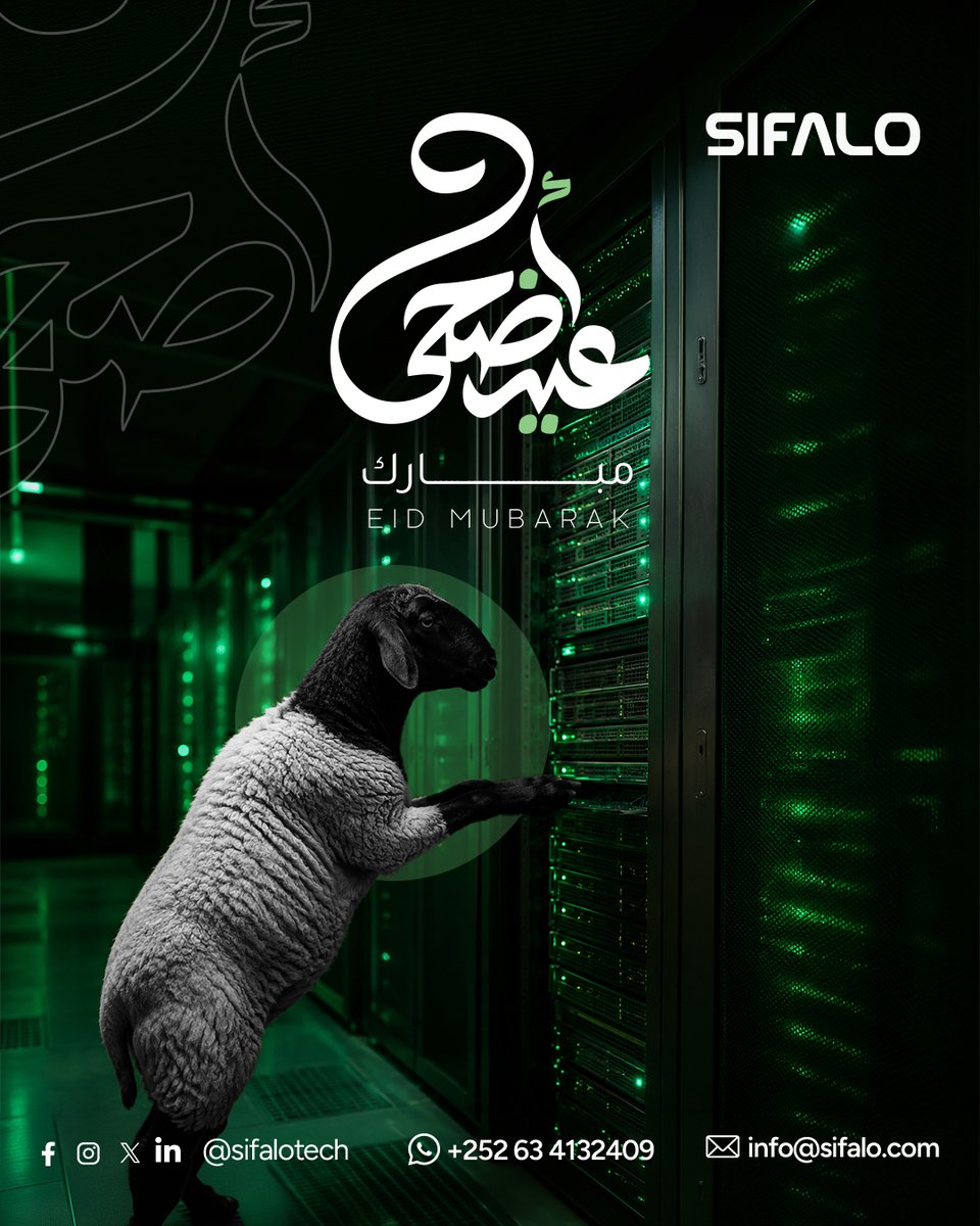 SifaloTech's tweet photo. Eid Mubarak from all of us at Sifalo 🌙
Wishing you peace, joy, and blessed celebrations. https://t.co/illCSHddc2