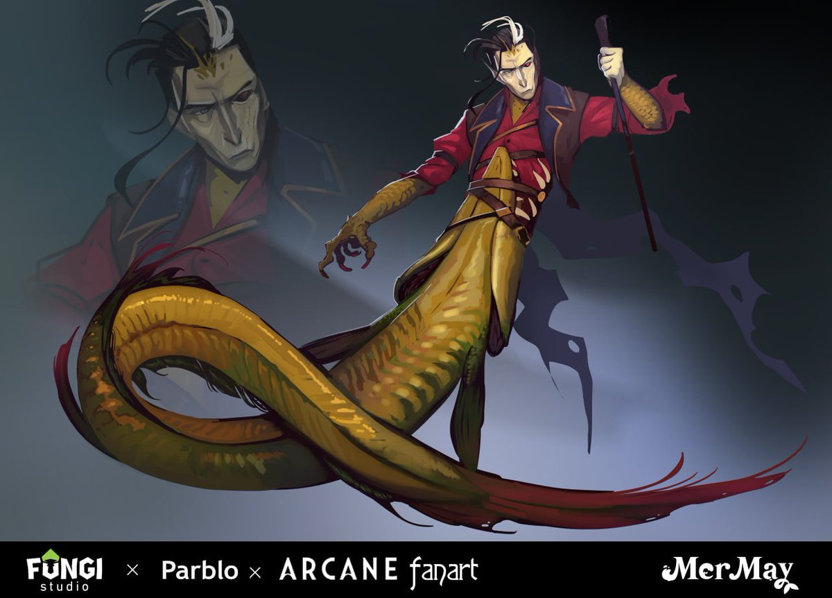 plaskotch's tweet photo. work for the last ear #mermay challenge #silko #arkane https://t.co/I4KkPSZZDI