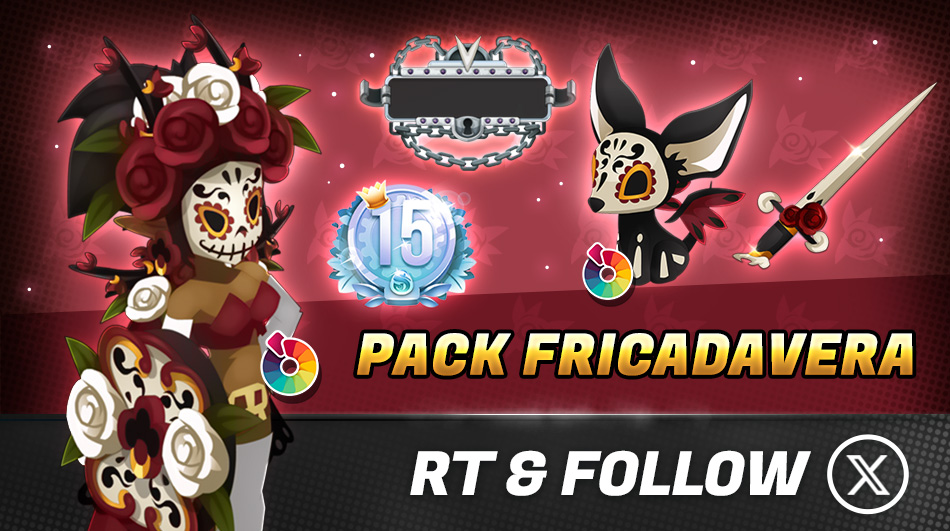 DOFUSTouch_ES's tweet photo. 🏵️ ¡Lanza un deslumbrante espectro de colores y haz que tus oponentes lo vean todo con el Pack Fricadavera !

🔁RT + Follow para intentar ganar el Pack Fricadavera ! https://t.co/MrupDShpfX
