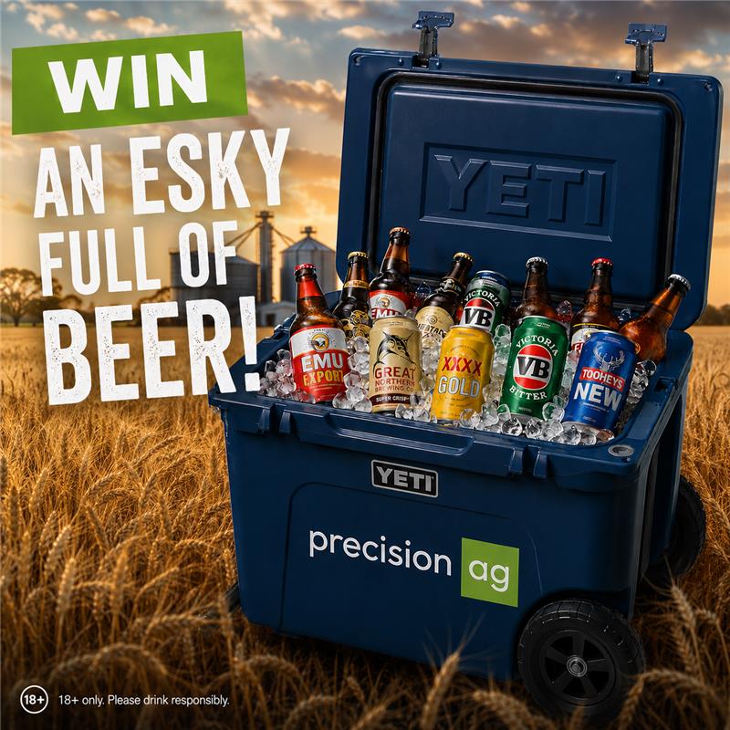 AgPrecision's tweet photo. This year Precision Ag completed work in every state across Australia, and now we’d love to hear your feedback.

Our customer survey has been sent out via text and email. Everyone who completes it and leaves their name + number goes in the draw to WIN an esky full of beer 🍻

If your a customer of Precision Ag and haven’t seen it yet, message us and we will send the survey to you. Your feedback matters to us and we are always looking for ways to improve. 🧑🏼‍🌾🌾