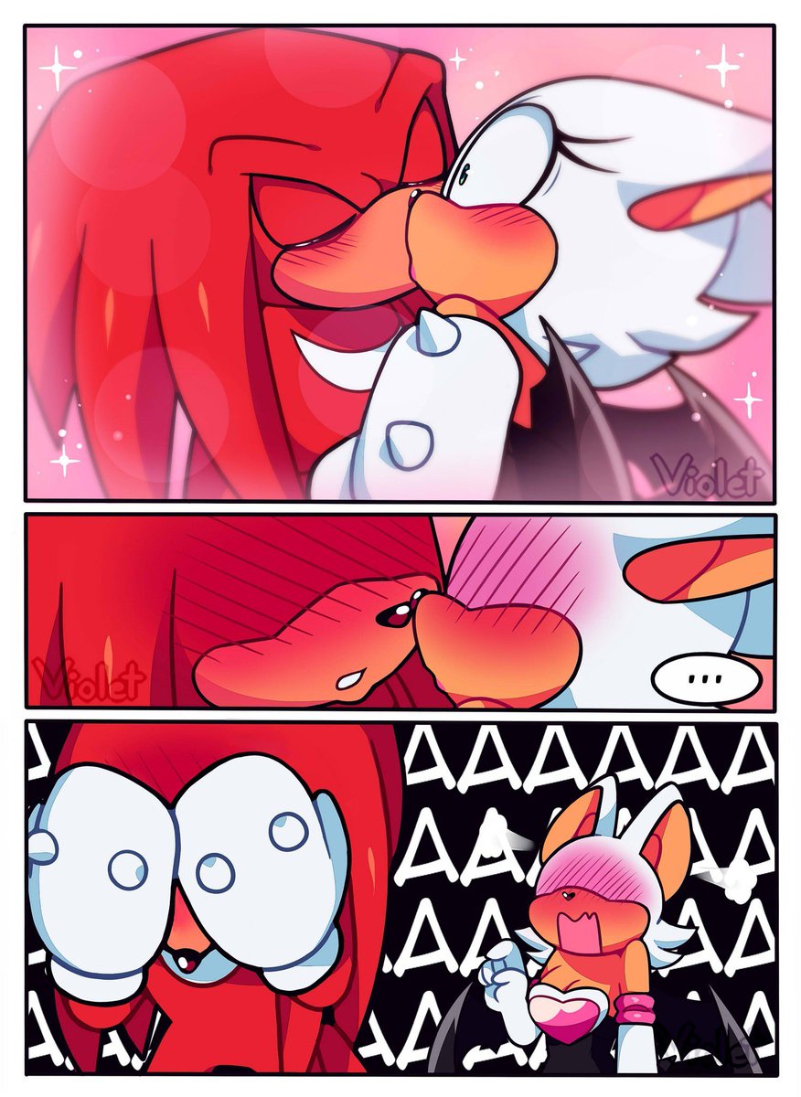 KnucklesTheLast's tweet photo. Isn’t that what you wanted? 😂 #Knuxouge 

Craftsman 🎨 - @VioletMadness7 https://t.co/12CRjEHePb