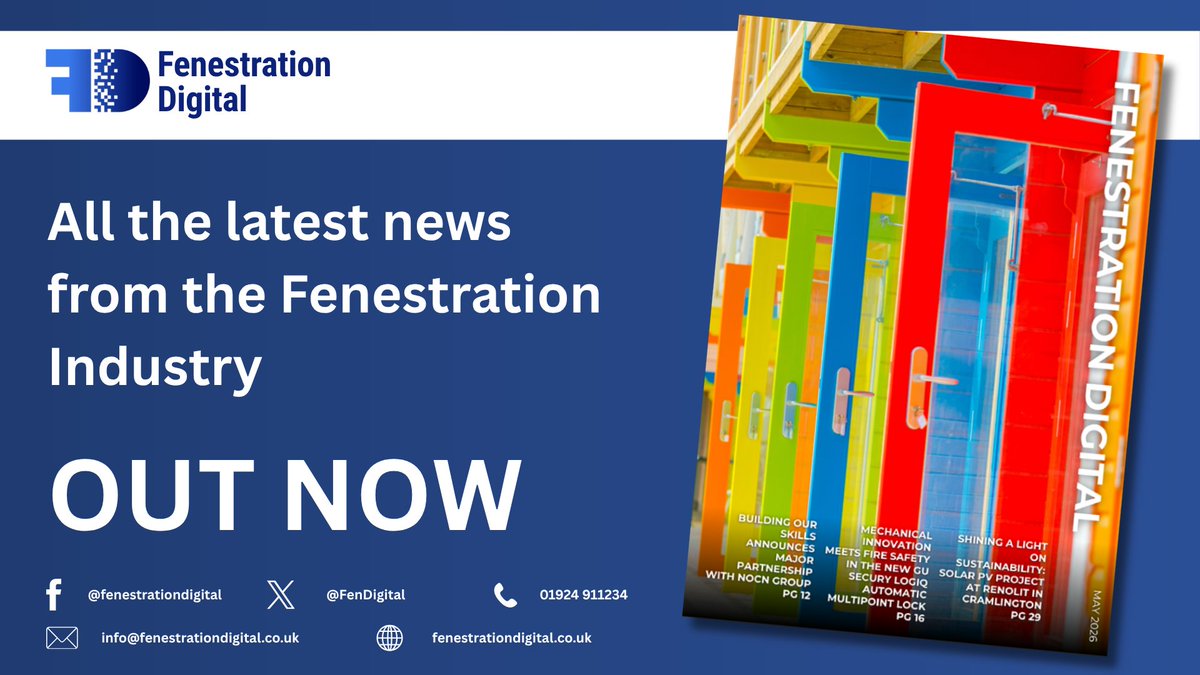 FenDigital's tweet photo. 🚀 The latest edition of Fenestration Digital Magazine is OUT NOW! Dive into exclusive industry insights, innovative projects, and the stories shaping the UK fenestration sector. 

🔗 Read it here: https://t.co/FwkieDJquK https://t.co/o36EyIDW8x