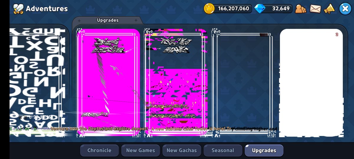 Criesinvariable's tweet photo. @osadogling I originally had it downloaded when the triple cone cup event was happening but quit before the event ended cus it was way too grindy

And then the beasts came out and now im back and i spent money on them so i cant leave also im 90% sure im an arg protag now https://t.co/3E7el2Hhbw