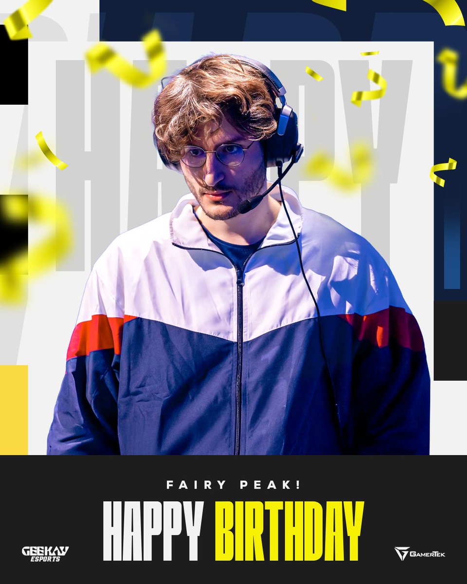 GeekayRL's tweet photo. Happy birthday, coach!

@FairyPeak 🥳🎂 https://t.co/GqC9qQYBVH
