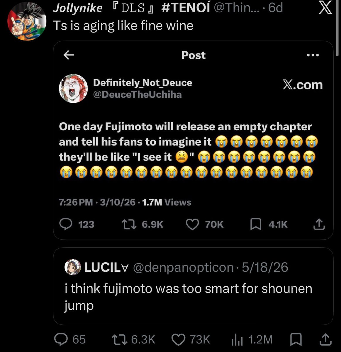 Chumz tweet media