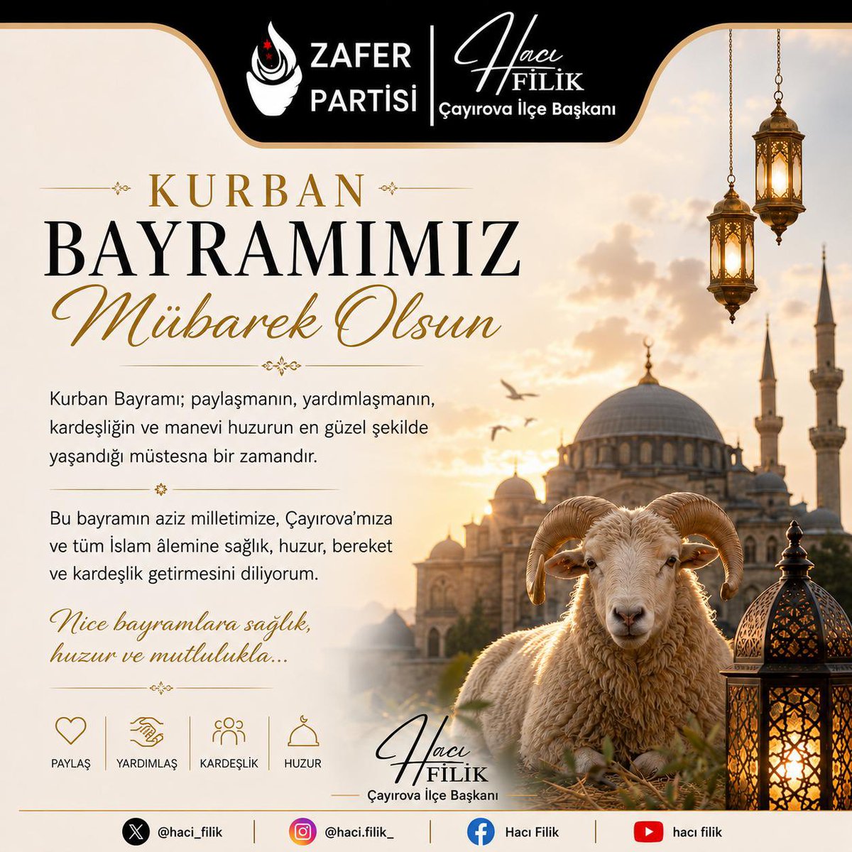 HACI FİLİK tweet media