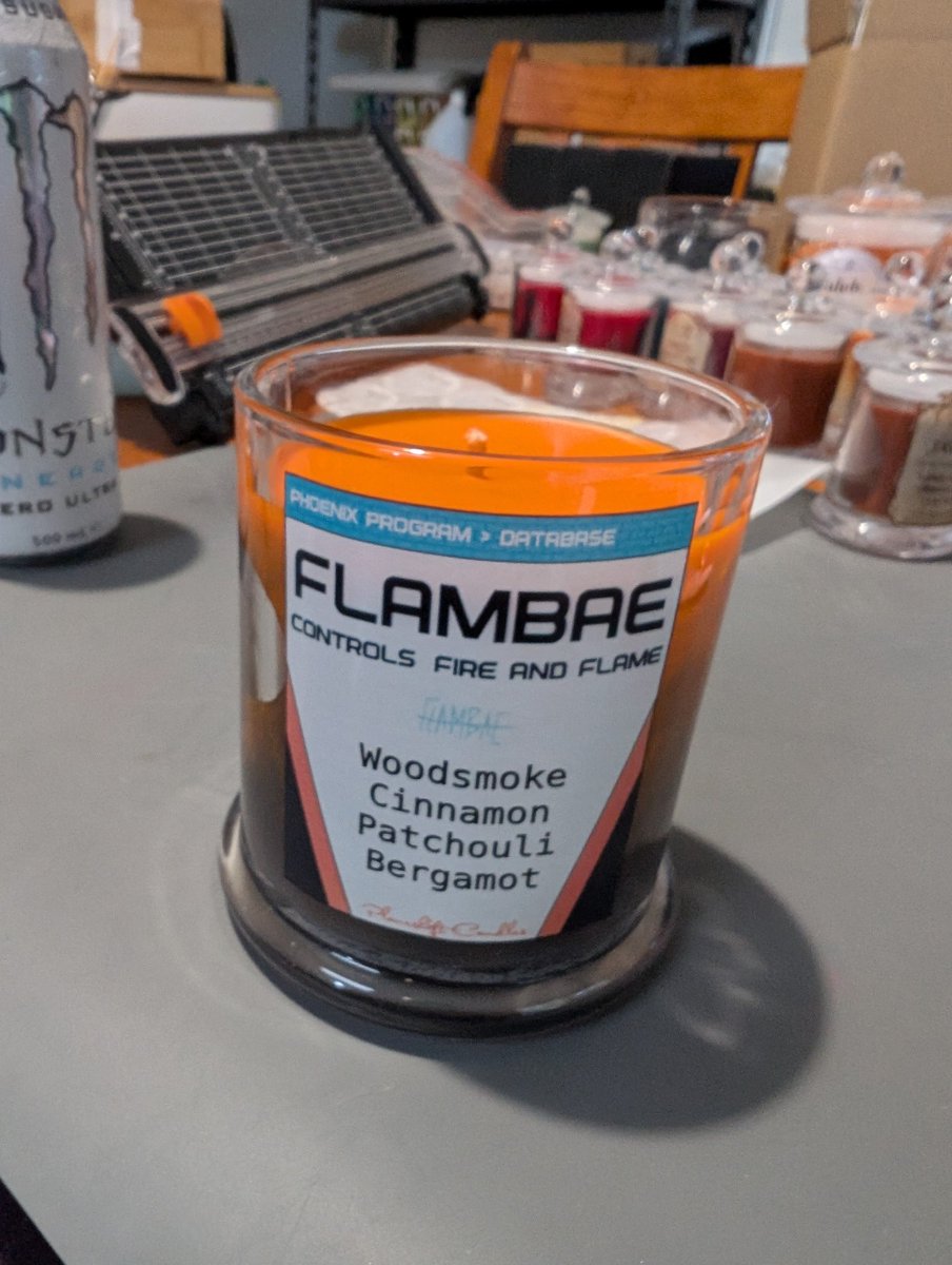 plane_shift's tweet photo. Dispatch custom candles??? Yes please 🔥🔥🔥 https://t.co/f4t9VI0ekr