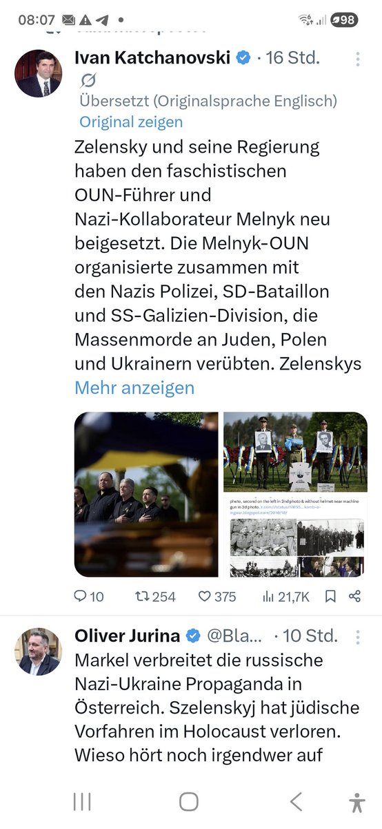 George tweet media
