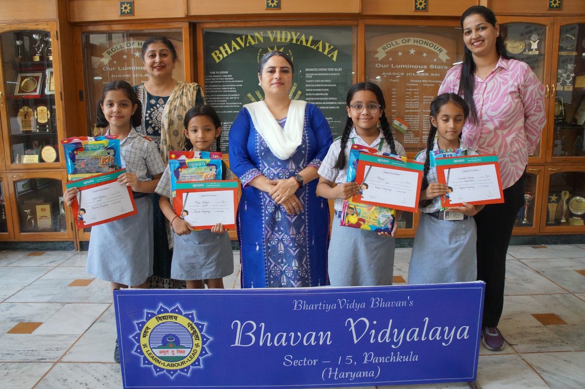 Bhavan Vidyalaya Panchkula tweet media