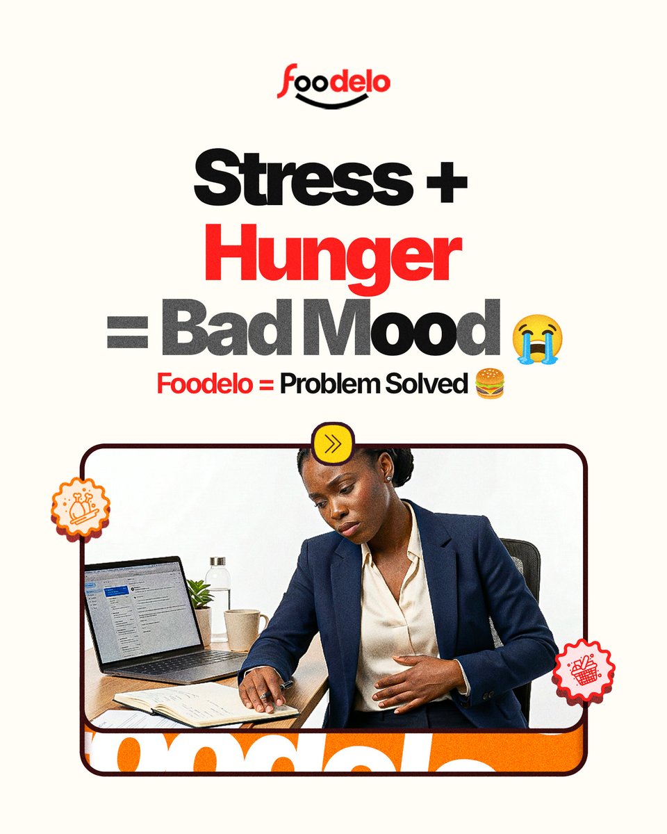 foodelo_ng's tweet photo. Some equations just make sense 😭🍔

Stress + Hunger = Bad Mood  
Foodelo + Fast Delivery = Problem Solved ✨

Swipe through the Foodelo equations and tell us which one is YOUR reality 👀📲

#foodelo #fooddelivery https://t.co/yLxUGH4Izt