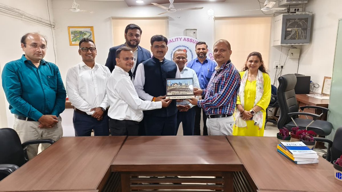 GsmsGtu's tweet photo. GSMS proudly welcomed ICSI Council Member and IFSCA officials from GIFT City on 25 May 2026. An inspiring exchange of ideas fostering industry–academia collaboration.
.
.
.
#GTU https://t.co/SgtZ8Mpmqo