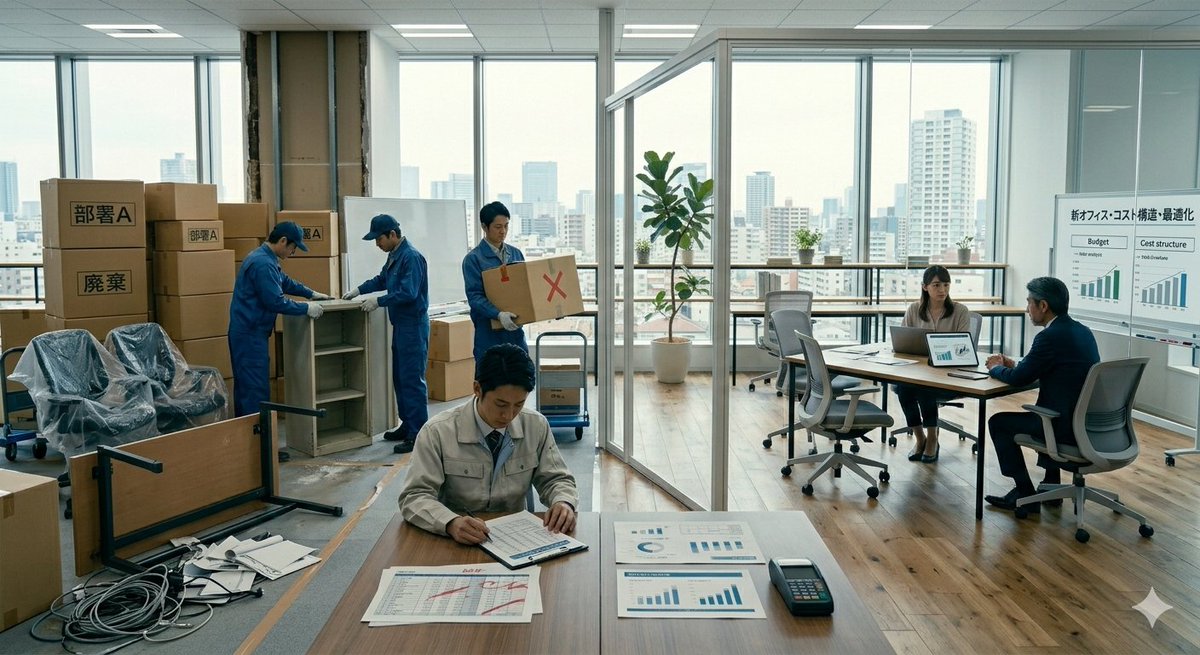 admire_offisite's tweet photo. 什器の調達は、単価だけで比較すると判断を誤りやすい領域です。

購入・リース・レンタルの違い以上に影響するのが、
移転時に発生する搬出費や廃棄費、原状回復への影響です。

購入した什器は自由に使える一方で、
退去時には処分や搬出のコストが発生することがあります。

リースやレンタルはシンプルに見えますが、
契約条件によっては柔軟性が制限されることもあるんです。

大事なのは導入時のコストではなく、
“退出時まで含めた総コスト”で見ることですよ。

オフィスは入るときより出るときに差が出ます。