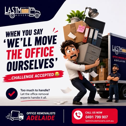movers_minute's tweet photo. 🏢 Moving Offices in Adelaide? Let Last Minute Movers do the heavy lifting! 🚛

✅ Fast &amp; Reliable Office Relocation
✅ Stress-Free Moving
✅ Trusted Adelaide Movers
📞 0491 799 907
🌐 https://t.co/dnNU1BMZqX

#OfficeMove #LastMinuteMovers #AdelaideBusiness #OfficeRelocation https://t.co/oAKEHRlgBC