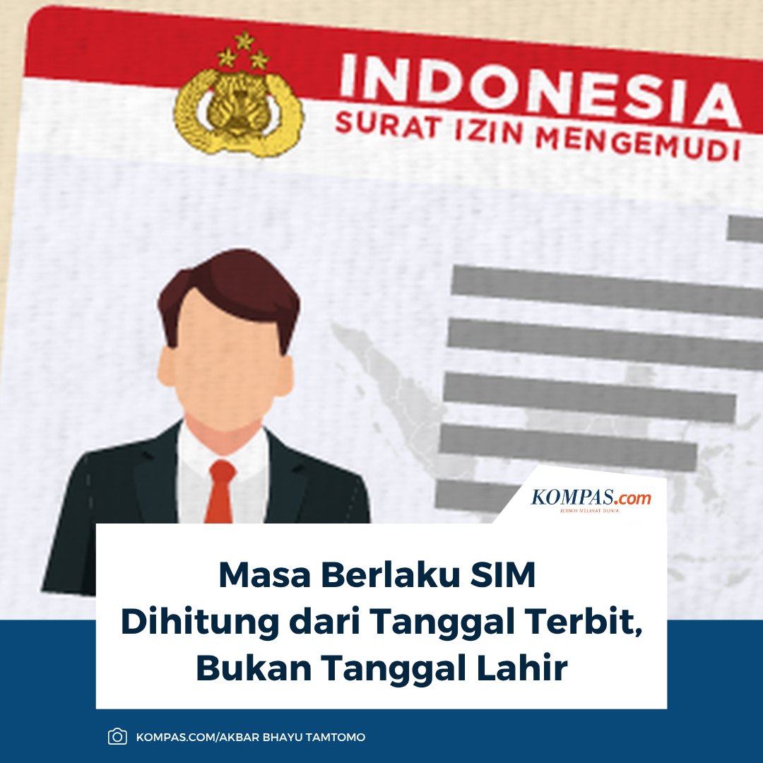 kompascom's tweet photo. Baca di sini:
https://t.co/rPmB9HECyy
Perpanjangan SIM dilakukan berdasarkan masa berlaku yang tertera pada kartu SIM, dan tidak lagi mengikuti tanggal lahir pemilik kendaraan, melainkan dihitung sejak tanggal penerbitan.
~NA #SIM #PerpanjanganSIM https://t.co/f4bFcxotG2