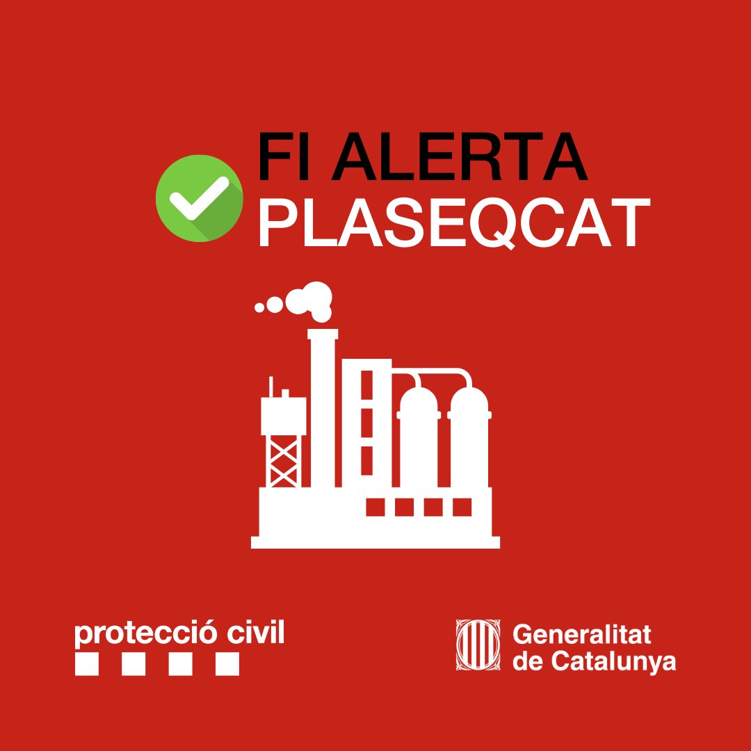 emergenciescat's tweet photo. #ProteccióCivil desactivem l'alerta del pla #PLASEQCAT per l'incident en una empresa del polígon de Bufalvent de Manresa.
✔️ Les mesures de clor a la zona són negatives
✔️ El @semgencat ha atès 9 persones en estat lleu
Més ℹ️ https://t.co/zz2tgMILSM https://t.co/dkkvu0NcSl