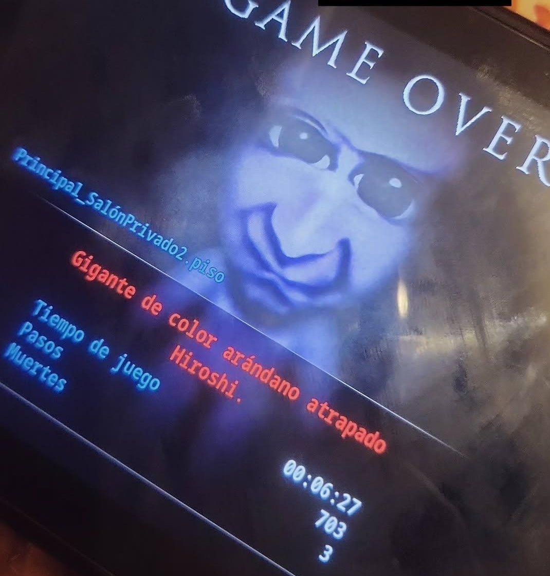 sofaqueso's tweet photo. traducción de ao oni para la suich en la q el colega se llama gigante de color arándano https://t.co/7LIfgTiIbt
