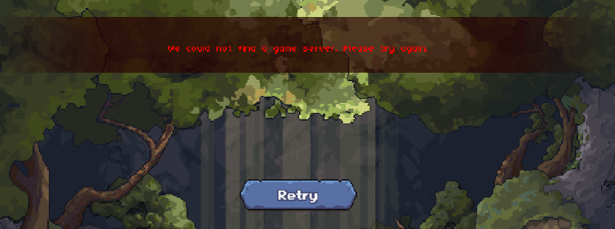 0xRetrov's tweet photo. One issue — can't launch the game on the website (keeps saying "We could not find a game server"). Works perfectly fine on Epic Games launcher. Fix pls? @The_Beacon_GG https://t.co/jfe1zygtMX