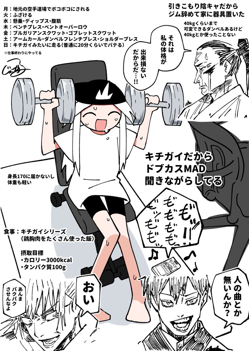 俺の生活です
皆も健康に創作しましょう 