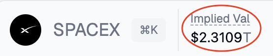 Cryptophileee's tweet photo. $SPCX pre-IPO 15% arbitrage?

$SPCX valuation on @PreStocks = $2T
$SPCX valuation on HL = $2.3T

15% spread between platforms

Trap? Or easy profit?

I'm in :) https://t.co/jydSydKTXx