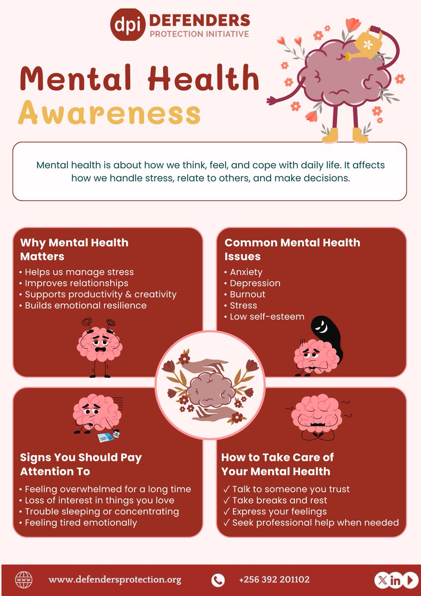 defprotection's tweet photo. Mental health is about how we think, feel, and cope with daily life. It affects how we handle stress, relate to others, and make decisions.
#mentalhealthawarenessmonth #mentalhealth https://t.co/BiDHS04TwJ