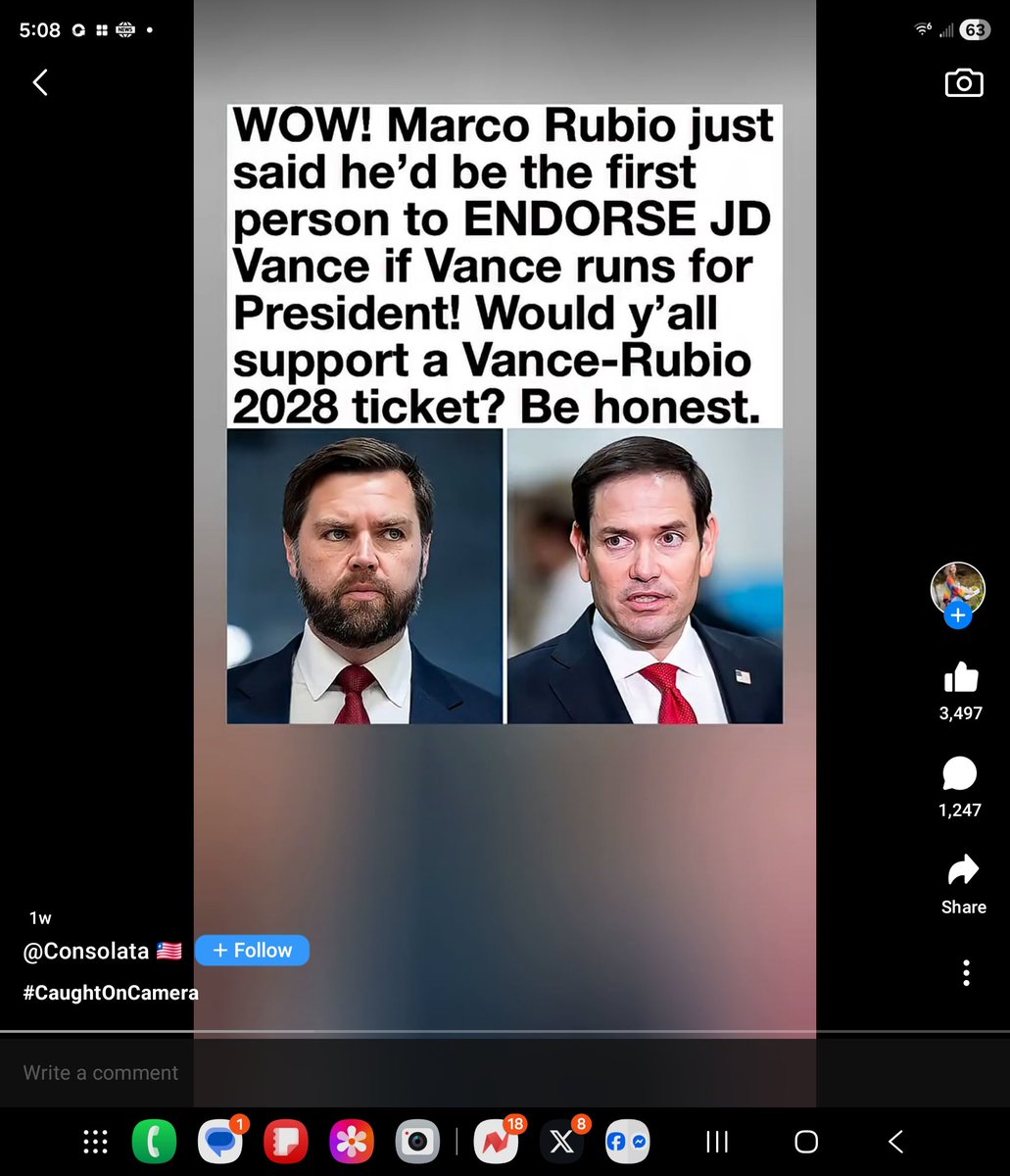 SOLVE53394692's tweet photo. #SecRubio 2nd⏲️#JDVance Lied #CIADirector 🛰 #TulsiGabbard 📞#OfficeGovEthics #RepMichaelGuest Suopena #bryan_johnson 👀 #Loganpaul #Johncena #charliesheen #TomBrady #RealChalamet #WWE #ufc #danawhite #joeroganhqk #Milajoy #GOP 🤦♂️
https://t.co/p2P6EZb5jV
https://t.co/Fe28riXOb8 https://t.co/cHg00C9k68