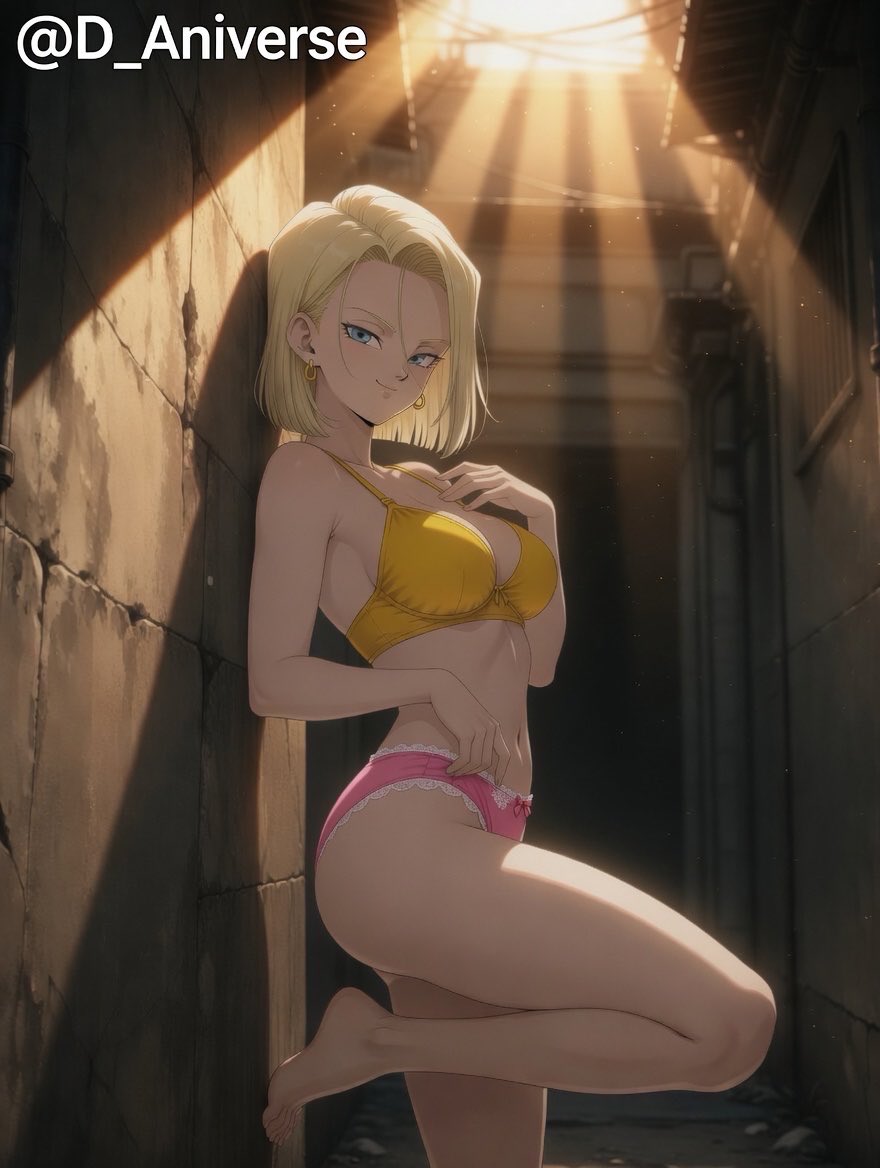 D_Aniverse's tweet photo. Android 18 

Krillin really the goat for getting with her. 

#DragonBall #Waifu https://t.co/95CMgzE0eS