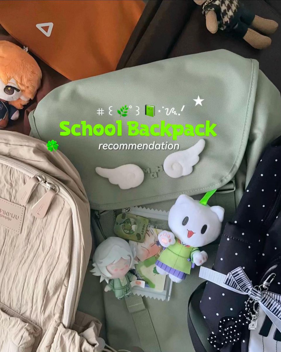 njaeminpoca's tweet photo. cute backpack recommendation—👀🍀🌷💗

— a thread https://t.co/8WC69O4gCe