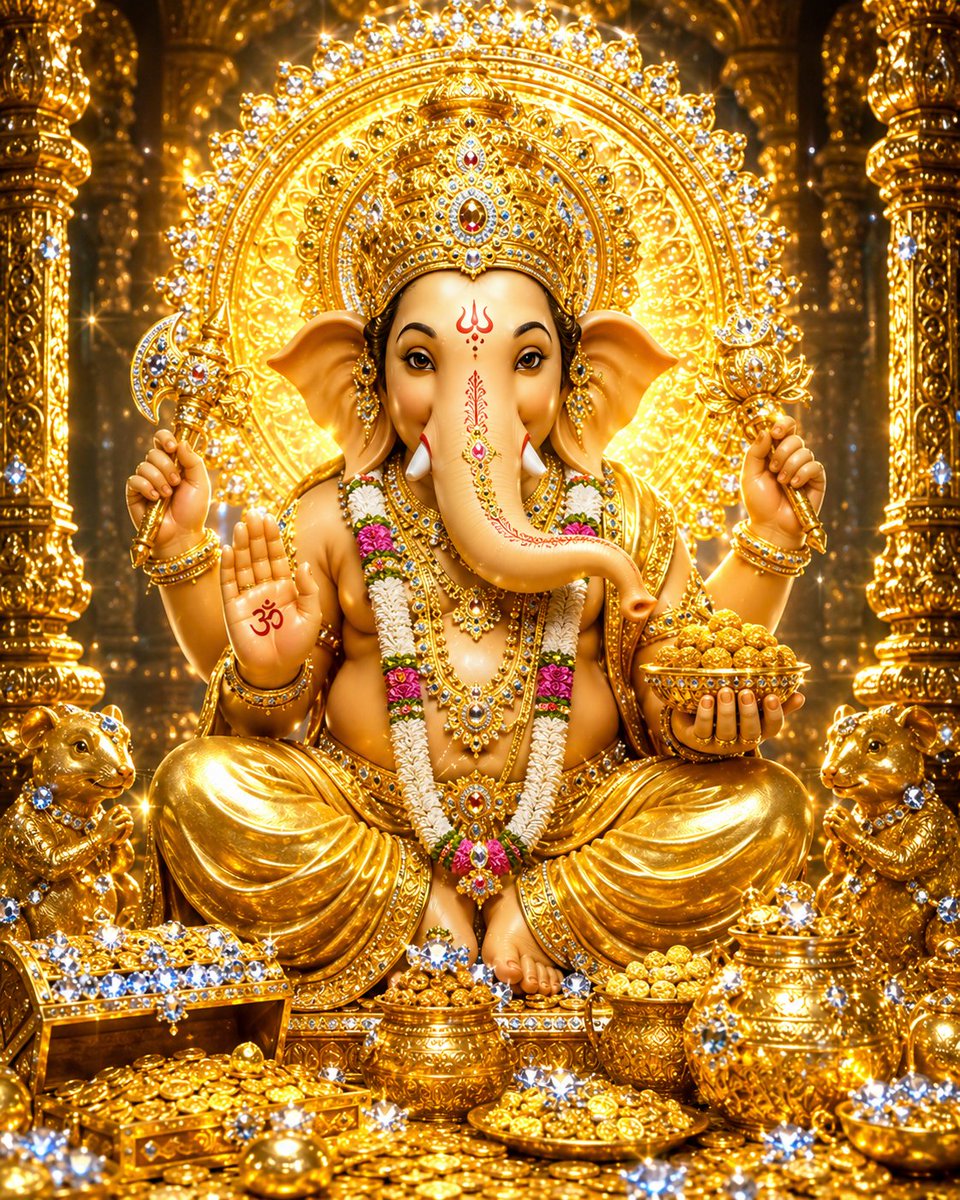 Dharma0292's tweet photo. ॐ श्रीं ह्रीं क्लीं ग्लौं गं गणपतये l
 वर वरद सर्वजनं मे वशमानय स्वाहा॥ https://t.co/h5nJrWSARV