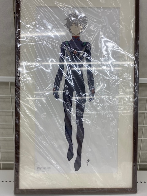 エヴァ展限定複製原画/カヲル 雑貨担当のKです。 今回紹介するのは、 『エヴァンゲリオン展 限定