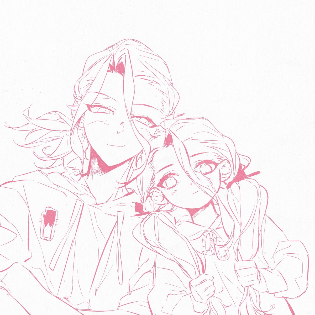 fxlight_'s tweet photo. 双方都很喜欢这个双马尾💗 https://t.co/mignNacxIF