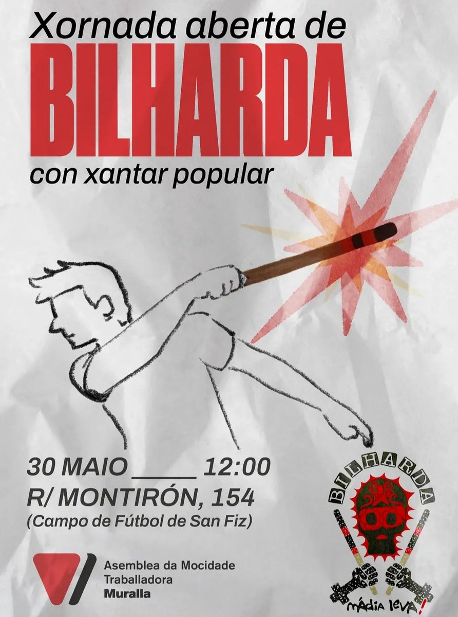 GzMadia's tweet photo. 👉🏻Fim de semana de bilharda

-Sábado jornada aberta em Sam Fiz
-Domingo finais em Compostela. https://t.co/t7vtGcrav2