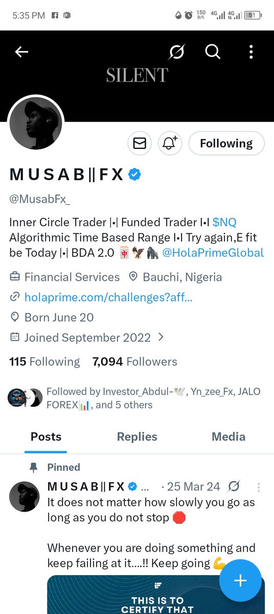 juniorfx001's tweet photo. @Shaggy_fx @BlueGuardiancom @PVishiti @Yunusa_Forex @Awelmo1 @Abubakariguri @MusabFx_ Done https://t.co/qLGvW2Y5gE