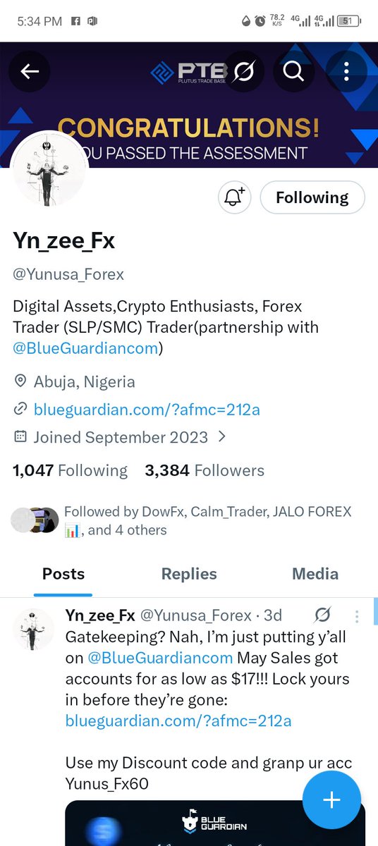 juniorfx001's tweet photo. @Shaggy_fx @BlueGuardiancom @PVishiti @Yunusa_Forex @Awelmo1 @Abubakariguri @MusabFx_ Done https://t.co/qLGvW2Y5gE