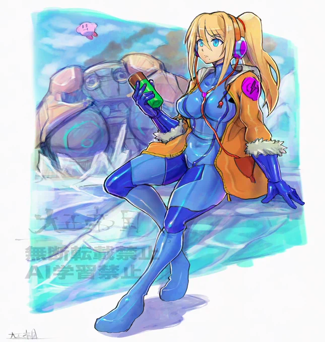 暑いので涼しい絵