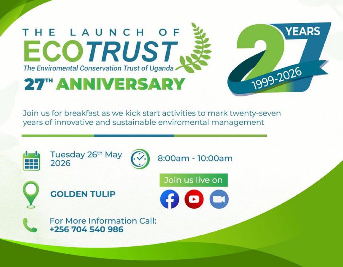 Uncleken256's tweet photo. I’m thrilled to be part of the celebration as @ECOTRUST_Ug marks 27 incredible years of impact. From empowering communities to restoring landscapes and protecting our biodiversity.
#ECOTRUSTUgAt27 https://t.co/VGeVotEsg4