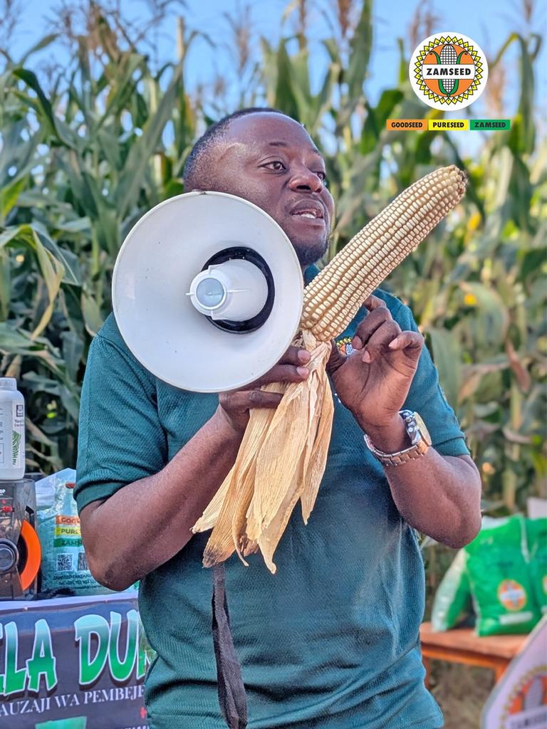 ZamseedTZ's tweet photo. Wakulima Wengi Bado Wanahangaika Kupata Mavuno Ya Uhakika Kila Msimu.

Mbegu zisizo bora zinaweza kukuacha na gunia chache licha ya jasho lako lote shambani.

👉 Chagua Zamseed, ujikomboe dhidi ya njaa na kuongeza kipato chako.

#zamseedtanzania #pureseed #goodseed #agriculture https://t.co/hxvOoxiVjO